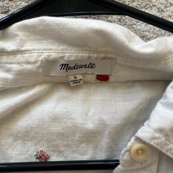 Madewell Beachside Shirttail Top in Fresca Fruit - Picture 3 of 3